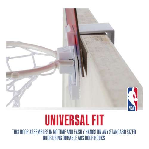 Franklin Sports NBA Detroit Pistons Mini Over the Door Basketball Hoop