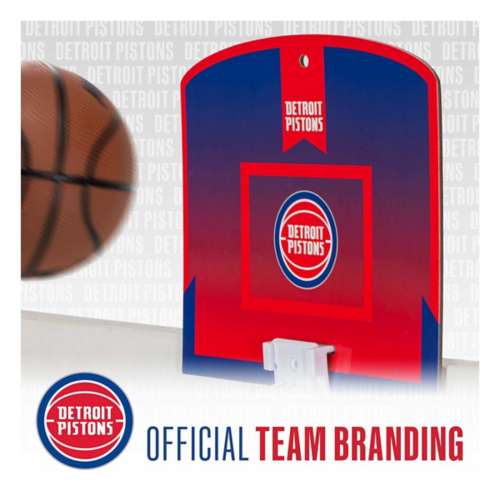Franklin Sports NBA Detroit Pistons Mini Over the Door Basketball Hoop