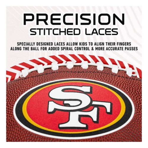 Franklin Sports NFL San Francisco 49ers Youth Junior Size Football - Primary Image