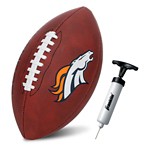 Franklin Sports NFL Denver Broncos Youth Junior Size Football - Thumbnail 1 of 6