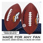 Franklin Sports NFL Denver Broncos Youth Junior Size Football - Thumbnail 3 of 6