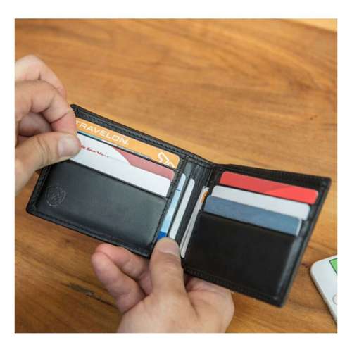 Travelon RFID Leather Billfold Wallet