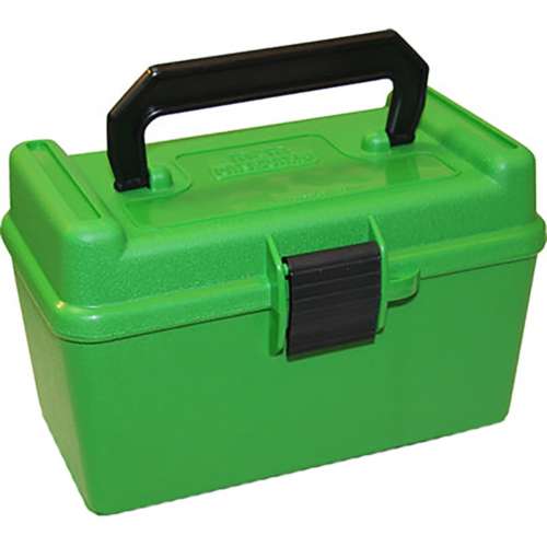 MTM  Deluxe Ammo Box 50 Round Handle 223 Rem 204 Ruger