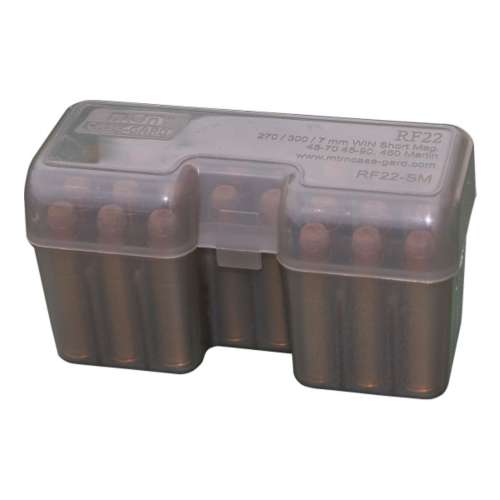 MTM Case-Gard Round Flip Top Rifle Ammo Box
