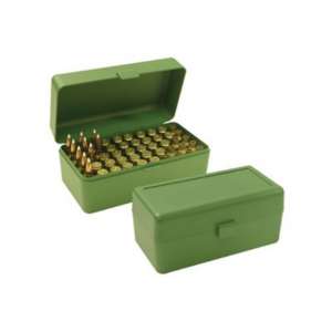 Frankford Hinge Top Rifle Ammo Boxes 50 round Ammunition Storage