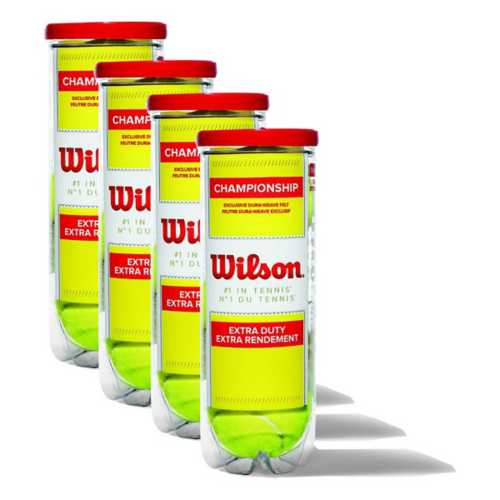 Wilson Championship Extra Duty Tennis Balls 4 Pack
