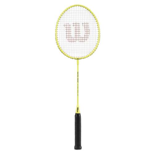 Wide-head Three-spring Ultra-light Aluminum Badminton Racket