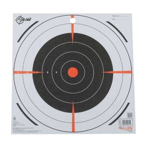 Allen EZ-Aim Paper Bullseye Target 13 Pack