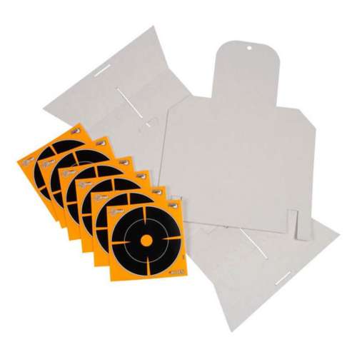 EZ Aim Adhesive Splash Reactive Paper Shooting Targets Kit & Target