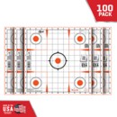 Allen EZ Aim Sight-In 5 Spot Target 12"x12"