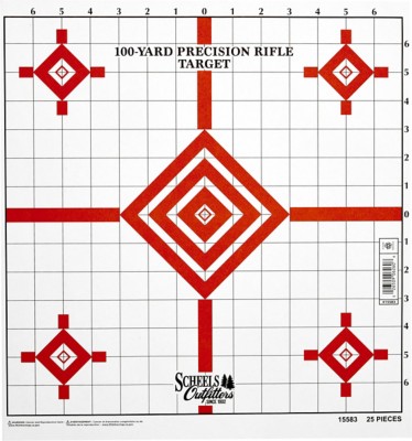 Scheel's Precision Rifle Shooting Target