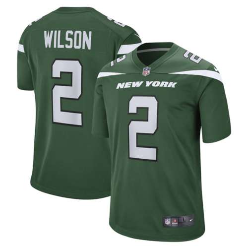 Men's Nike Zach Wilson Gotham Green New York Jets Game Jersey Size: Large