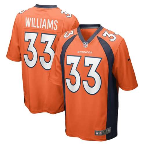 Nike Denver Broncos Javonte Williams #33 Game Jersey