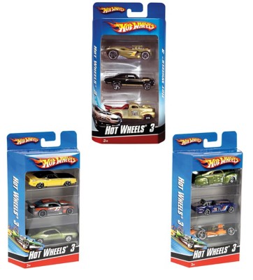 hot wheels 3 pack