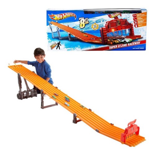 Hot wheels super 6-lane outlet raceway