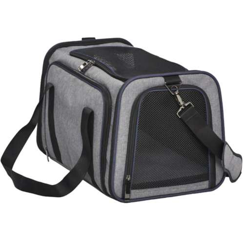 MidWest Homes for Pets Gray Duffy Expandable Pet Carrier