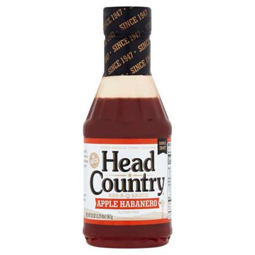 Head Country Apple Habanero BBQ Sauce 20 Oz