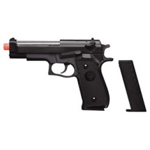  P2 Spring Powered Airsoft Pistol Plastic Lightweight (Black) :  Sports & Outdoors