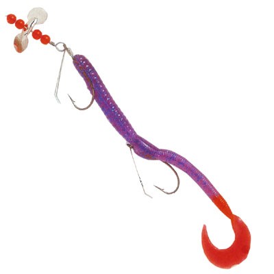 Creme Lure Prerigged Curltail 6" Worm