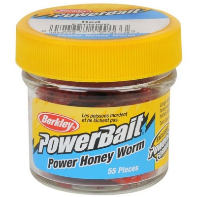  Berkley PowerBait Power Honey Worm Soft Bait - Natural - 1in
