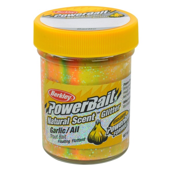 Photos - Lure / Spinner Berkley PowerBait Natural Glitter Trout Bait Garlic/Rainbow 02863252219 