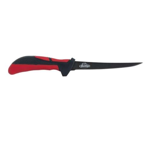 Berkley 9 Stainless Steel Fillet Knife + Sheath & Knife Sharpener-Fish  Cleaning