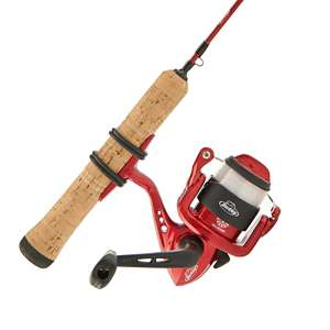 Pflueger President Spinning Reel and Fenwick Elite Tech Ice Fishing Rod  Combo, 27 - Medium Light, Multi