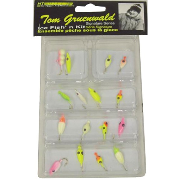 HT Enterprises Ice Fishing Assortment Lure Kit