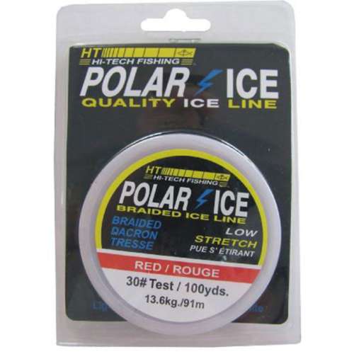 Ht Enterprises Enterprises Polar Ice Red Dacron Tip Up Line TipUp Line
