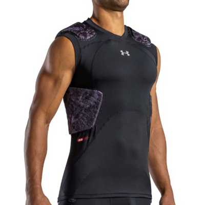 : McDavid Hex Sleeveless Shirt 5-Pad, Moisture-Wicking  Technology & Flexible Fit, Great for Field & Impact Sports (Adult) Black :  Sports & Outdoors