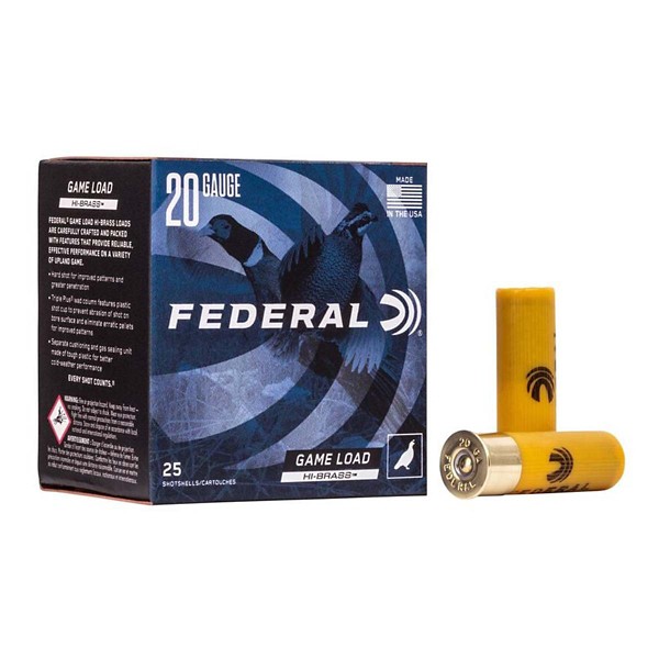 FEDERAL Game Load High Brass 20 Gauge Shotshells
