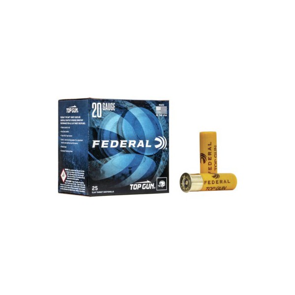 FEDERAL Top Gun Target Load Lead 20 Gauge Shotshells