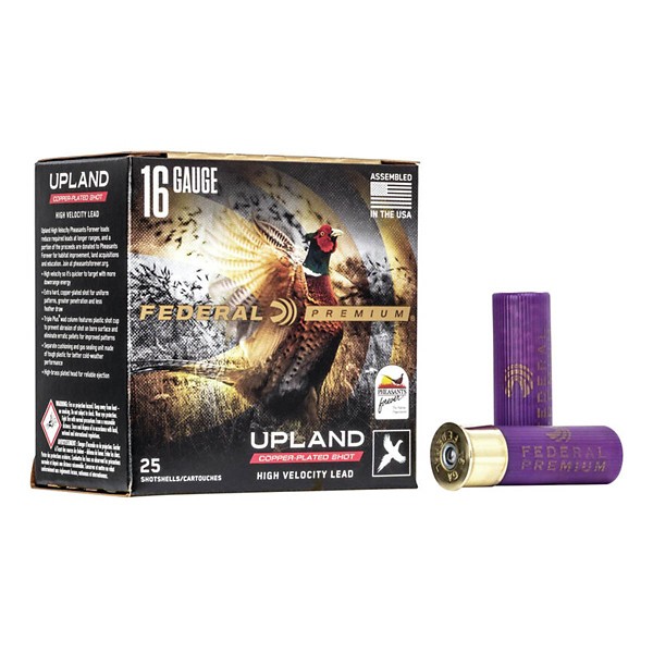 FEDERAL Premium Upland Pheasants Forever High Velocity 16 Gauge Shotshells