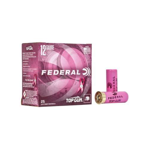 Federal Top Gun Target Load Pink 12 Gauge Shotshells