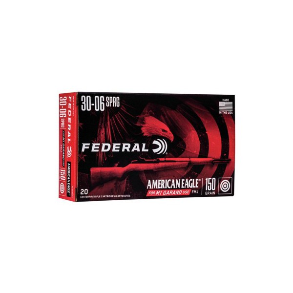 FEDERAL American Eagle M1 Garand FMJ Rifle Ammunition
