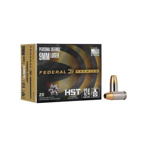 9mm Luger 124 Grain Total Metal Case Brass Cased Centerfire Pistol  Ammunition - CDVS
