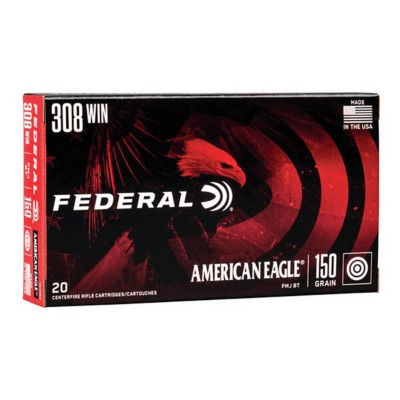 Federal American Eagle Rifle Ammunition 20 Round Box