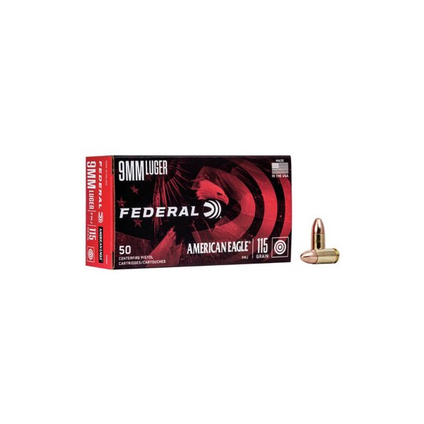 FEDERAL American Eagle FMJ Handgun Ammunition