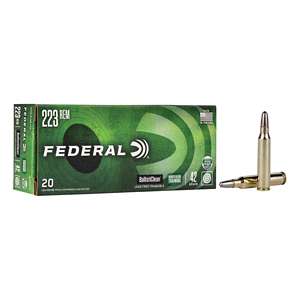 Federal Premium BallistiClean Lead Free Frangible Rifle Ammunition 20 Round Box