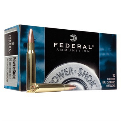 Federal Power Shok 300 Winchester Short Magnum Rifle Ammunition 20 ...