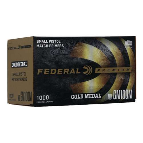 Federal Premium Gold Medal Small Pistol Match .100 Primer Brick