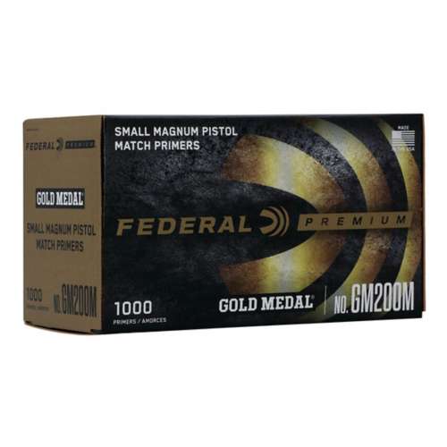 Federal Premium Gold Medal Small Magnum Pistol Match .200 Primer Brick