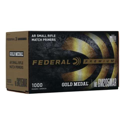 Federal Premium Gold Medal AR Small Rifle Match .205 Primer Brick