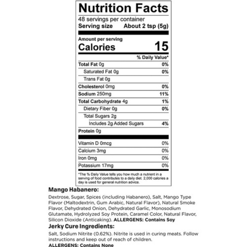 NESCO Mango Habanero Jerky Seasoning - Primary Image