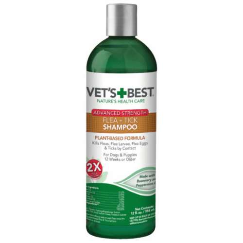 Vet's Best Advanced Strength Natural Flea and Tick Shampoo