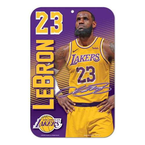 Wincraft Los Angeles Lakers Lebron James Locker Room Sign