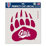 Wincraft Montana Grizzlies 8"x8" Perfect Cut Decal - Thumbnail 1 of 2