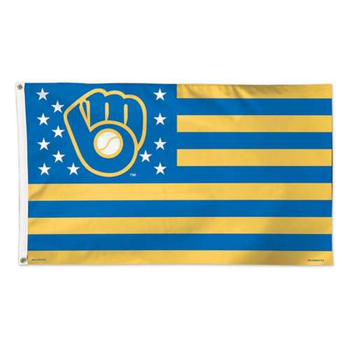 Wincraft Milwaukee Brewers 3X5 Stars and Stripes Flag