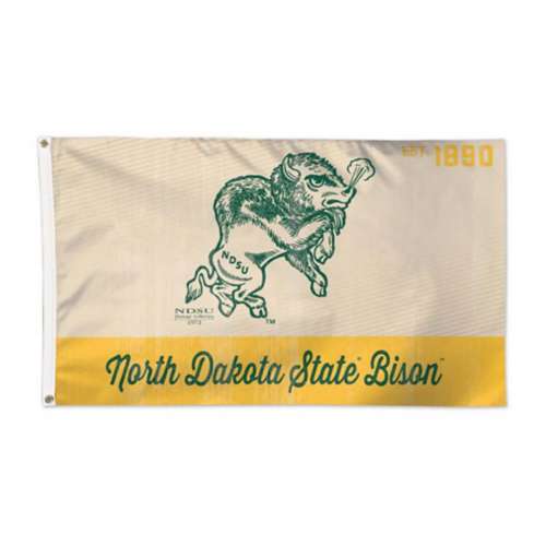 Wincraft North Dakota State Bison 3'x5' Deluxe Retro Flag