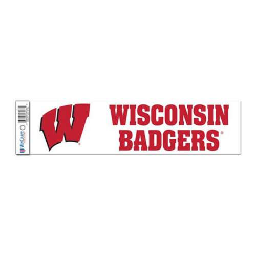 Wincraft Wisconsin Badgers 3x12 Bumper Sticker